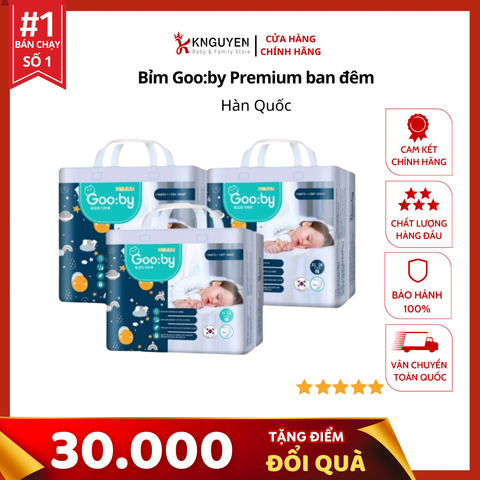  Bỉm Goo:by Premium ban đêm 