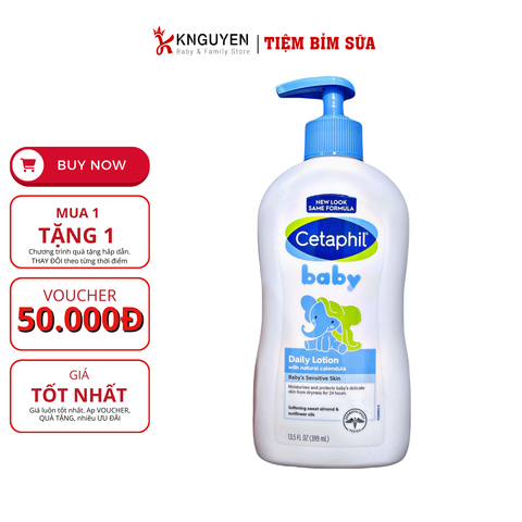  Sữa Dưỡng Ẩm Cetaphil Baby Daily Lotion Mỹ 399ml 