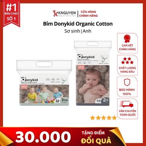  Bỉm Donykid Organic Cotton 