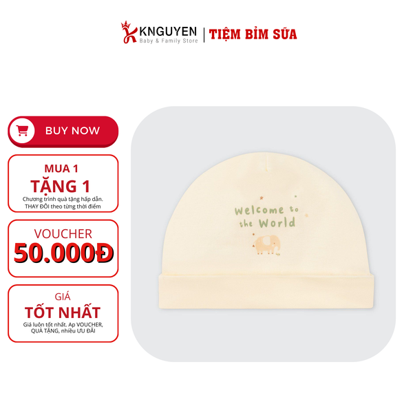  Mũ sơ sinh La Pomme dễ thương 