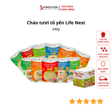  Cháo Tươi Tổ Yến Life Nest (240g) 
