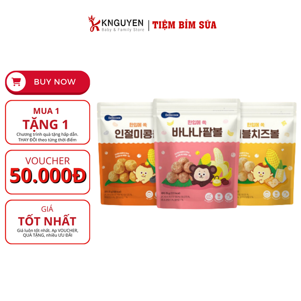  Bánh Bỏng Bi Bebecook Hàn Quốc ( 25g ) 