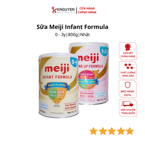  Sữa Meiji Infant Formula Lon 800g (hàng NK) 