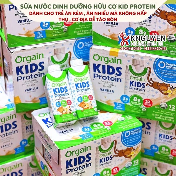  Nước Uống Dinh Dưỡng Hữu Cơ Kid Protein (244ml) 