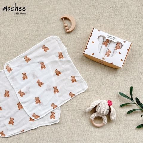  SET 6 KHĂN SỮA SỢI TRE MOCHEE 