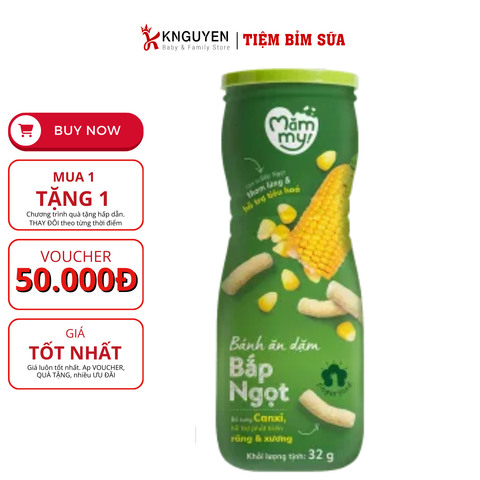  Bánh Ăn Dặm Hũ Mămmy (6M+) - 32g 