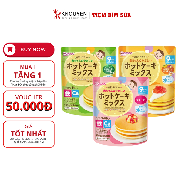  Bột làm bánh rán Wakodo 100g 