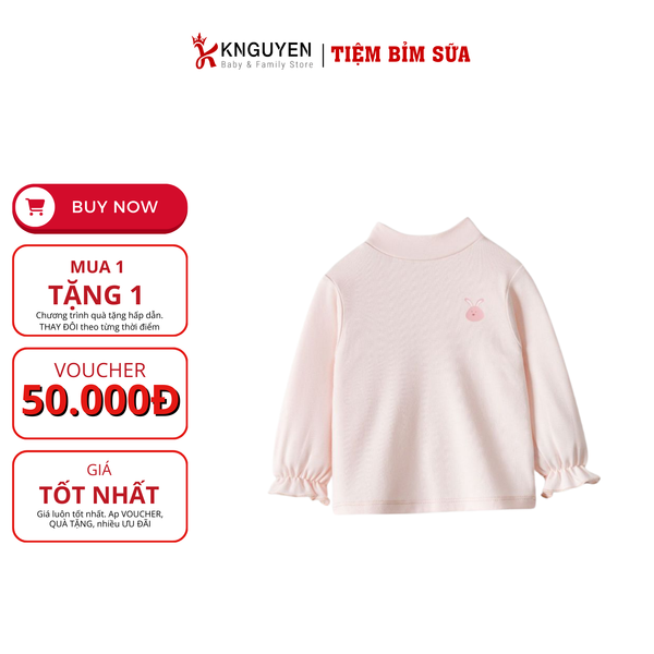  Áo giữ nhiệt cổ lọ cho bé Forest Chaang 