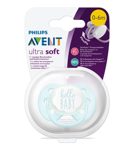  Ty Ngậm Siêu Mềm Philips Avent (Vỉ Đơn) 