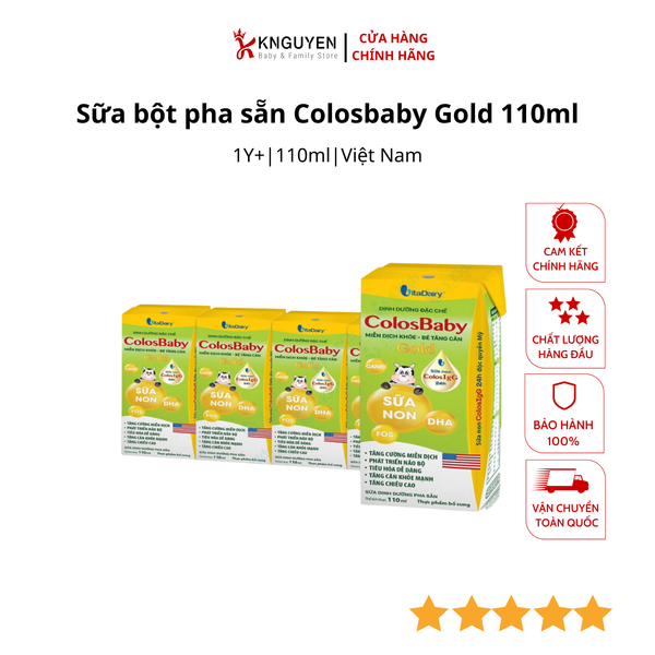  Sữa bột pha sẵn Colosbaby Gold 110ml 