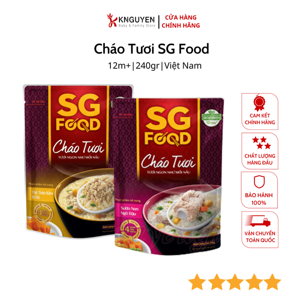  Cháo Tươi SG Food 240g 