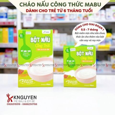  Cháo nấu công thức Mabu (400g) 6M+ 