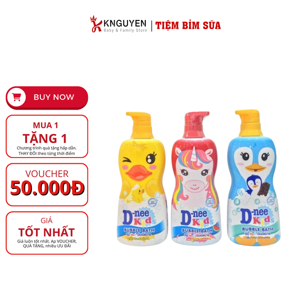  Sữa tắm Dnee kids 400ml hình thú 400ml 