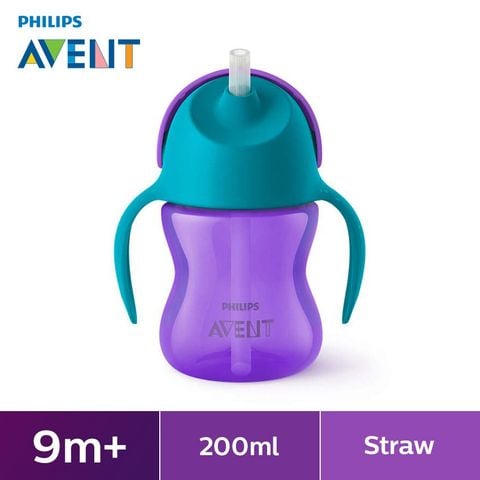  Bình tập uống Avent có ống hút cho bé 