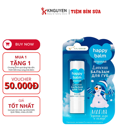  Son dưỡng cho bé Fito Happy Balm Nga 3,6gr 