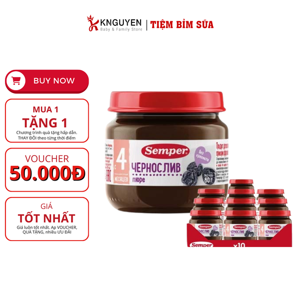  Hũ Mận Đen Semper (80g) 