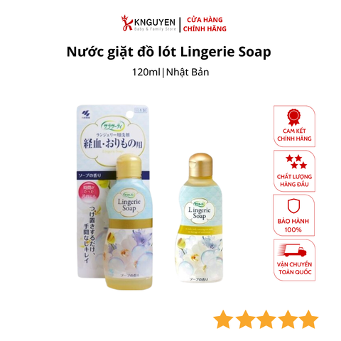  Nước giặt đồ lót Lingerie Soap 120ml 