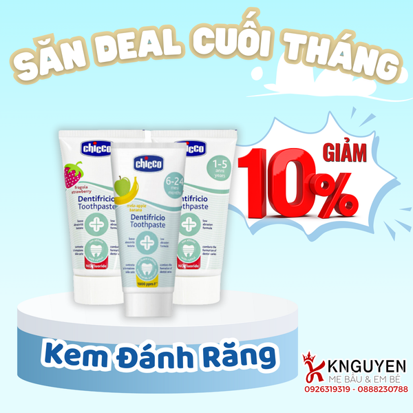  Kem Đánh Răng Chicco 