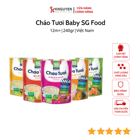  Cháo Tươi Baby SG Food 240g (10m+) 