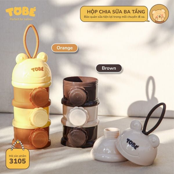  Hộp chia sữa 3 tầng Ricard Tobe MS 3105 