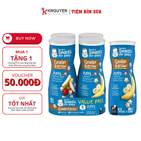  Bánh Ăn Dặm Gerber (8m+) 42g USA 