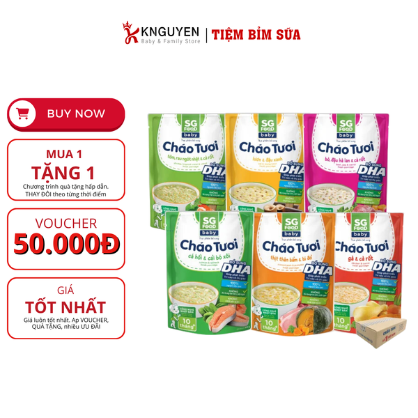  Cháo Tươi Baby SG Food 240g (10m+) 