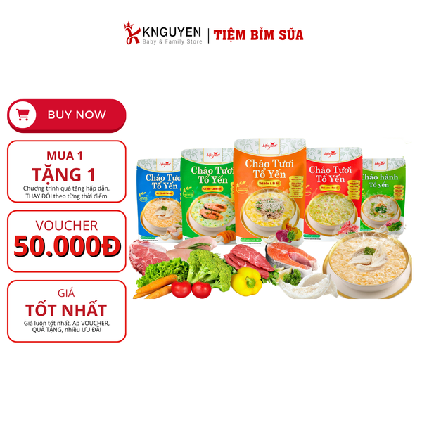  Cháo Tươi Tổ Yến Life Nest (240g) 