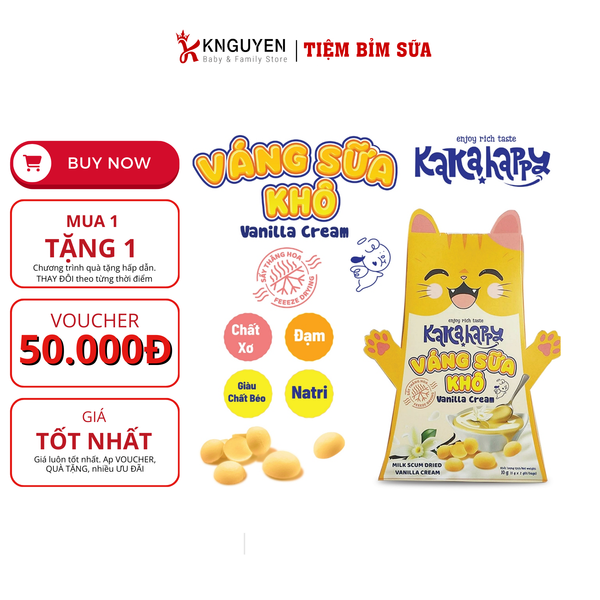  Váng Sữa Khô KaKa Happy 10g 