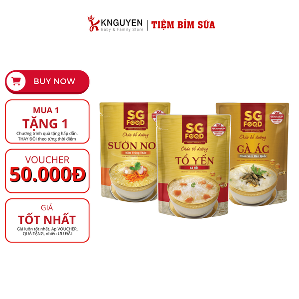  Cháo Bổ Dưỡng SG Food 240g (10m+) 