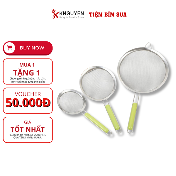  Rây lọc cháo cán xanh HK2108 
