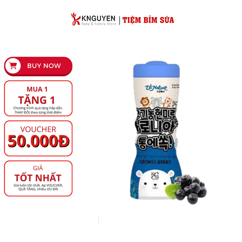  Bánh gạo lứt ăn dặm Dr.Nature 35g (6M+) 