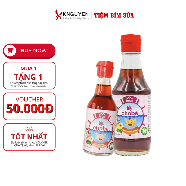  Nước Mắm Cốt Cho Bé Lê Gia 