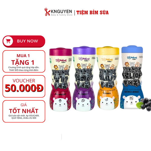  Bánh gạo lứt ăn dặm Dr.Nature 35g (6M+) 