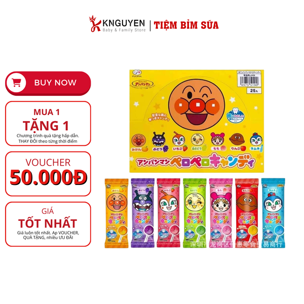  Kẹo mút chú hề Fujiya - cây 