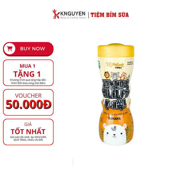  Bánh gạo lứt ăn dặm Dr.Nature 35g (6M+) 