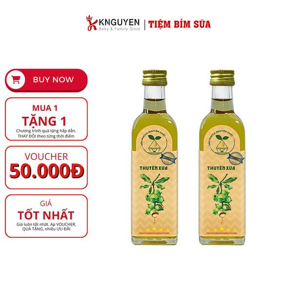  Dầu macca nguyên chất thuyền xưa 