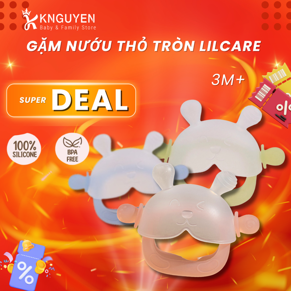  Gặm nướu thỏ tròn Lilcare (3M+) 