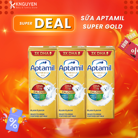  Sữa Pha Sẵn APTAKID SUPER GOLD 180ML 