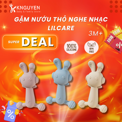  Gặm nướu thỏ nghe nhạc Lilcare (3M+) 