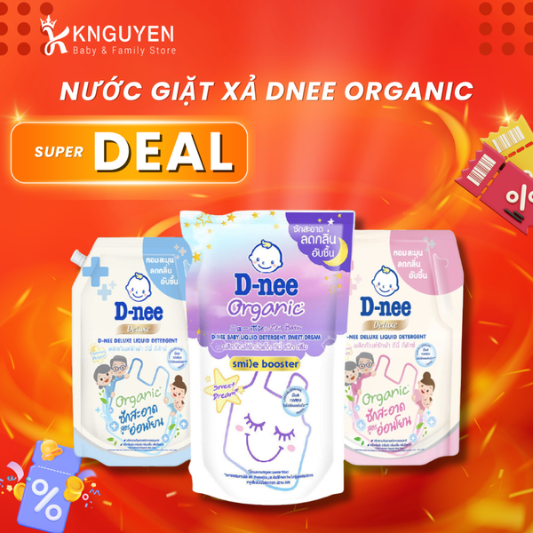  Nước giặt xả Dnee 1100ml 