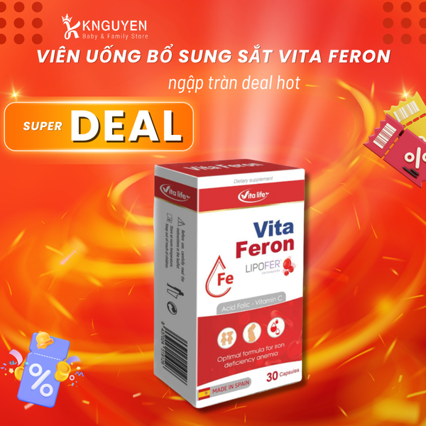  Viên uống bổ sung sắt VITA FERON 