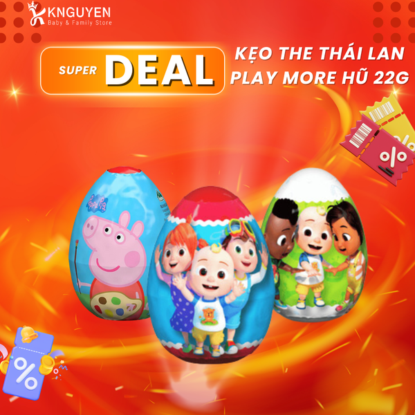  Kẹo Trứng Đồ Chơi Playmore 