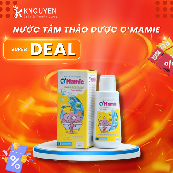  Nước Tắm Thảo Dược O'mamie 200ml 
