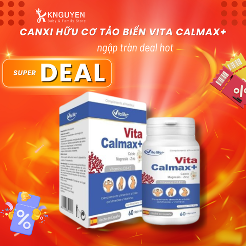 Canxi hữu cơ tảo biển Vita Calmax+ 
