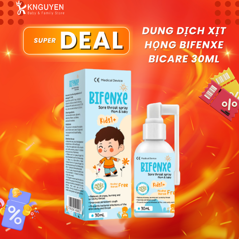  Dung Dịch Xịt Họng Bifenxe Bicare 30ml 