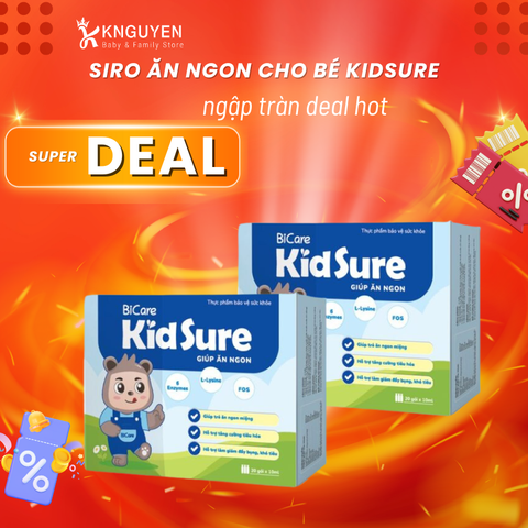  Siro ăn ngon KIDSURE - Hộp 20 gói 