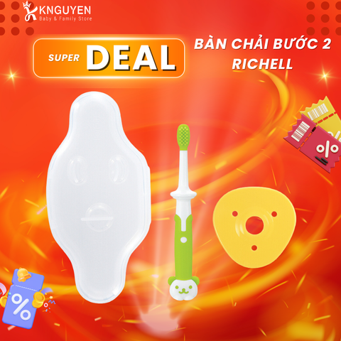  Bàn Chải Bước 2 Richell 