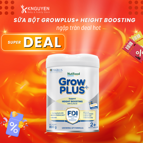  Sữa Công Thức GrowPlus + Height Boosting 800G 