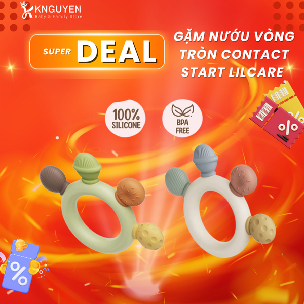  Gặm nướu vòng tròn Lilcare (3M+) 