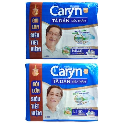  Tã Dán Người Già Siêu Thấm Caryn  - Size L 